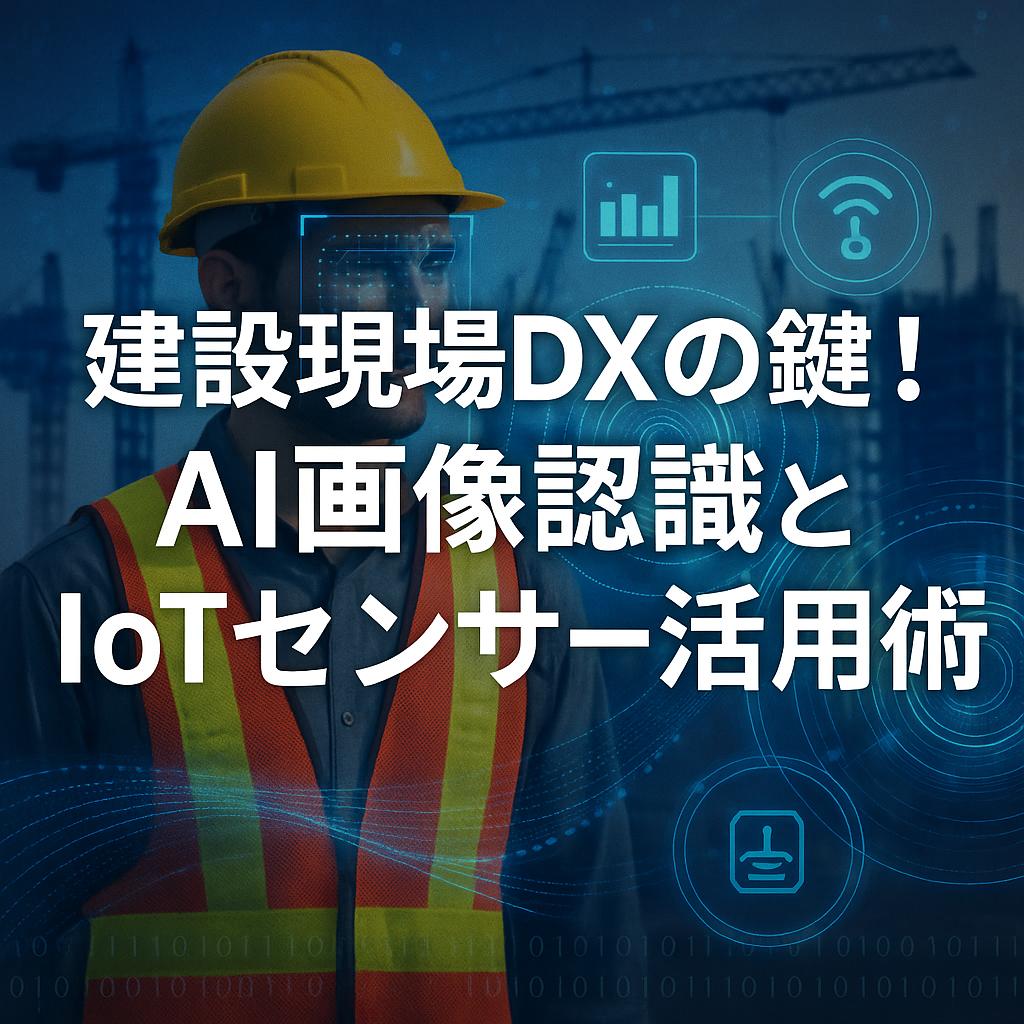 建設現場DXの鍵！AI画像認識とIoTセンサー活用術