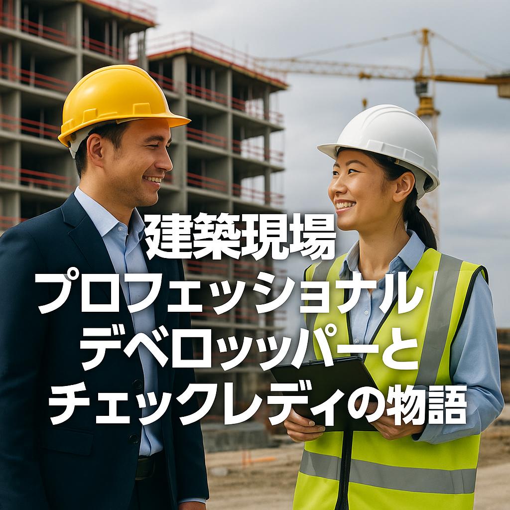 建築現場のプロフェッショナル!デベロッパーとチェックレディの物語