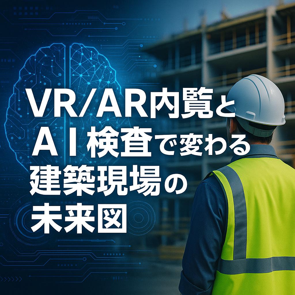 VR/AR内覧とAI検査で変わる建築現場の未来図