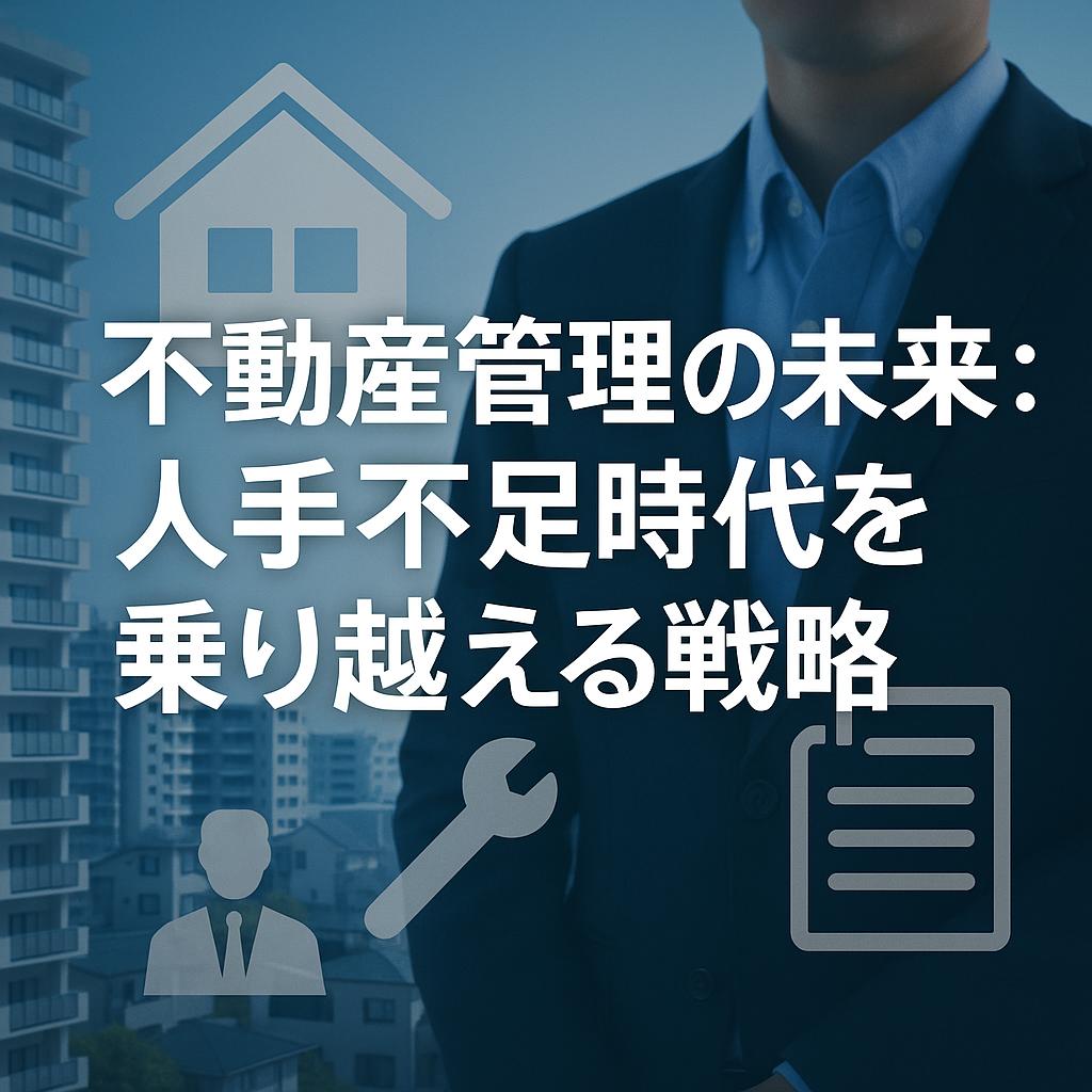不動産管理の未来：人手不足時代を乗り越える戦略