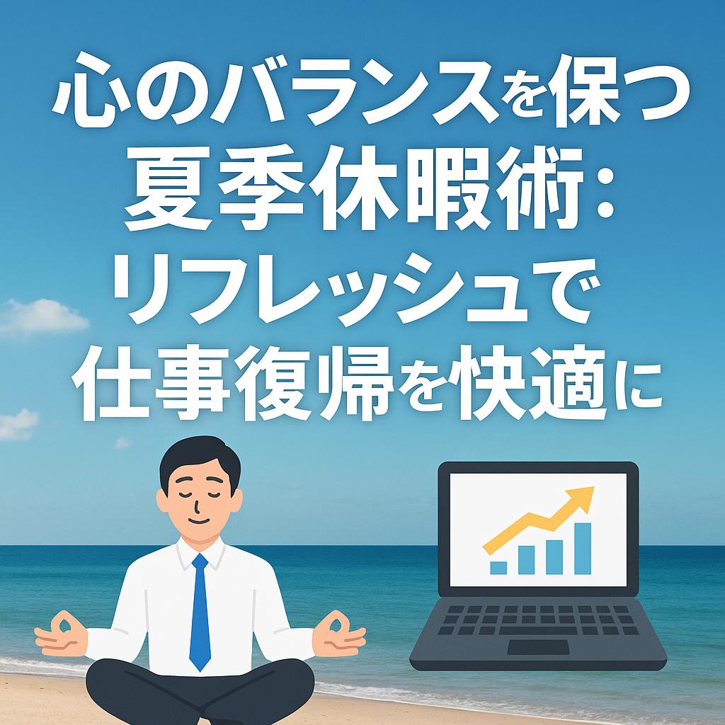 心のバランスを保つ夏季休暇術：リフレッシュで仕事復帰を快適に